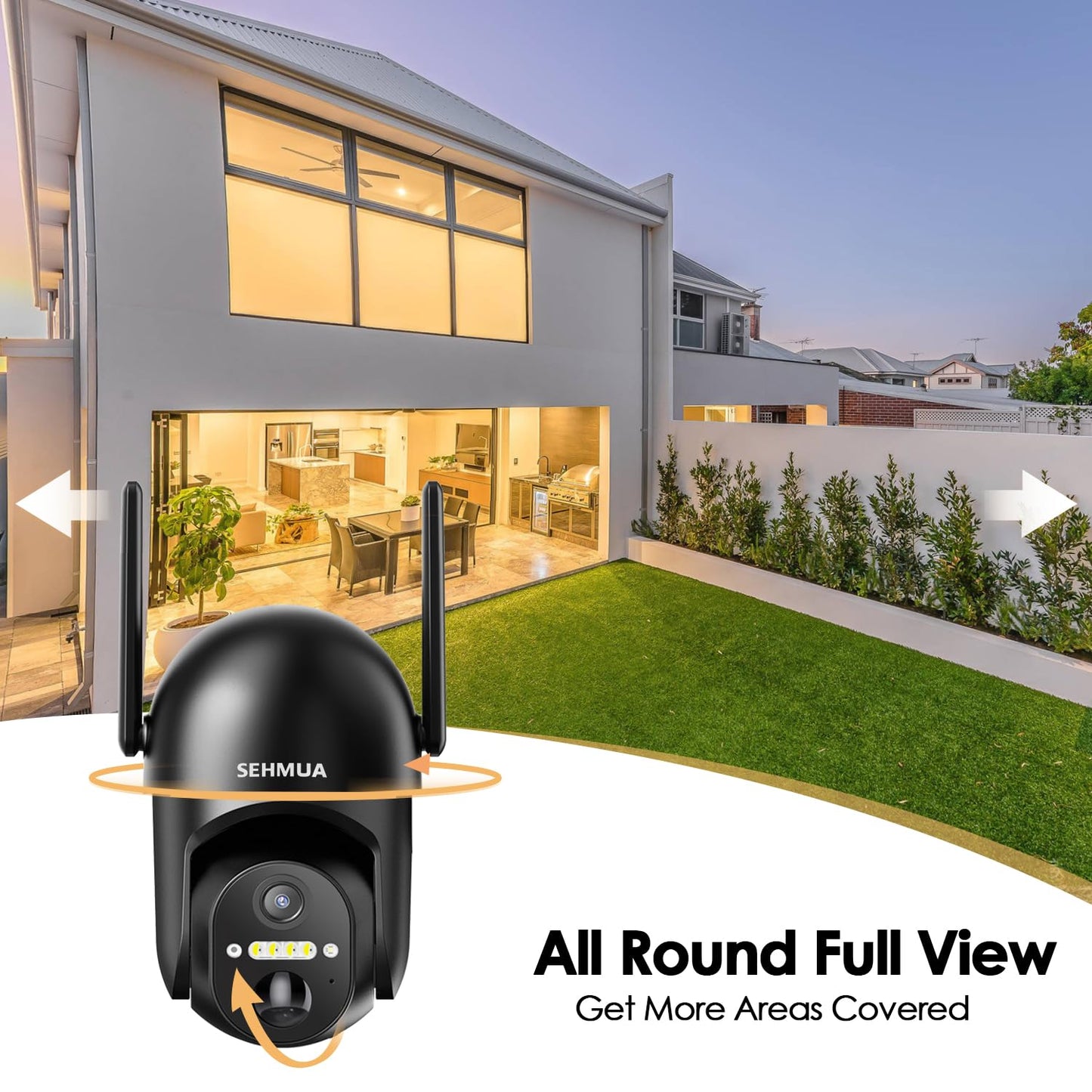 SEHMUA 2K Wireless Outdoor Security Camera