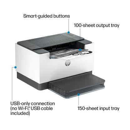 HP LaserJet M209d Black & White Printer