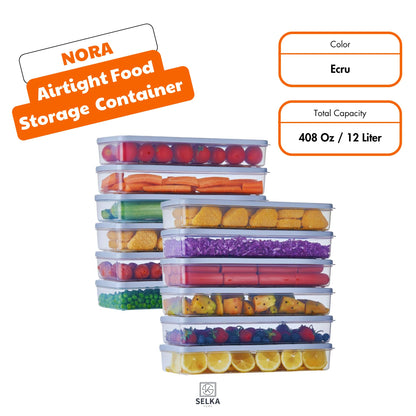 Airtight Food Storage Containers, 12 Piece Set