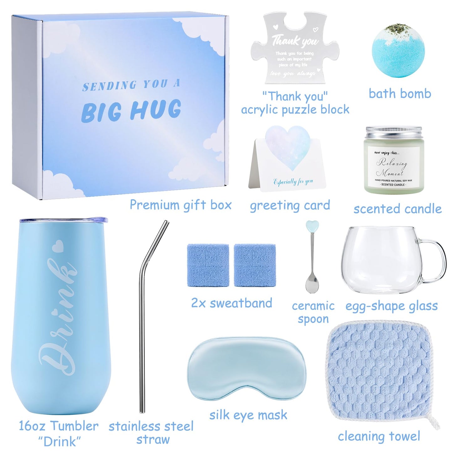 Get Well Soon Self Care Gift Basket