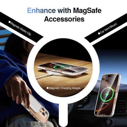 SMARTDEVIL Magnetic MagSafe White Case for iPhone 16 Pro