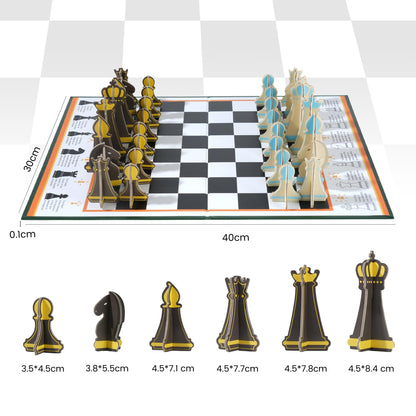 Portable Folding Chess Set by BAORIVER