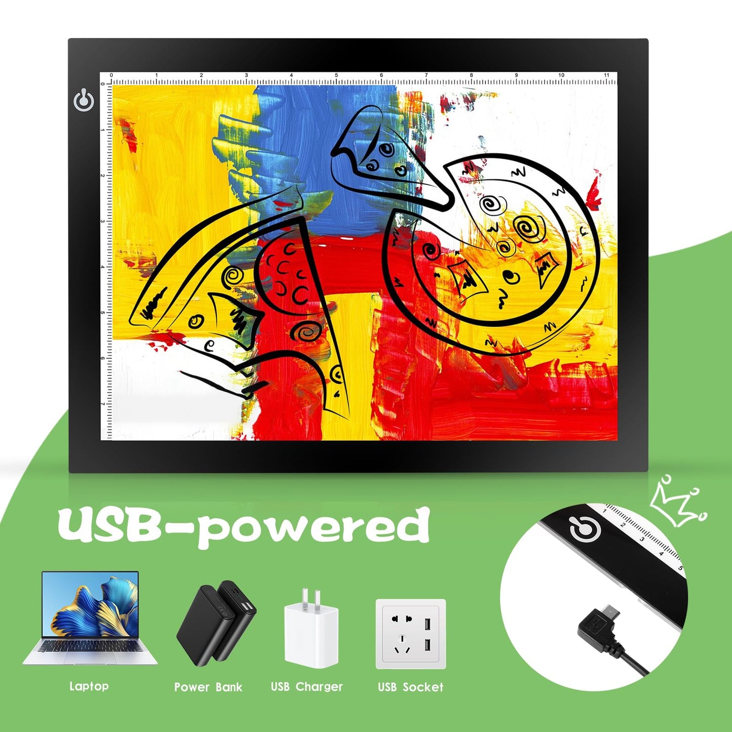 LED Light Tracing Pad for Artists and Crafters