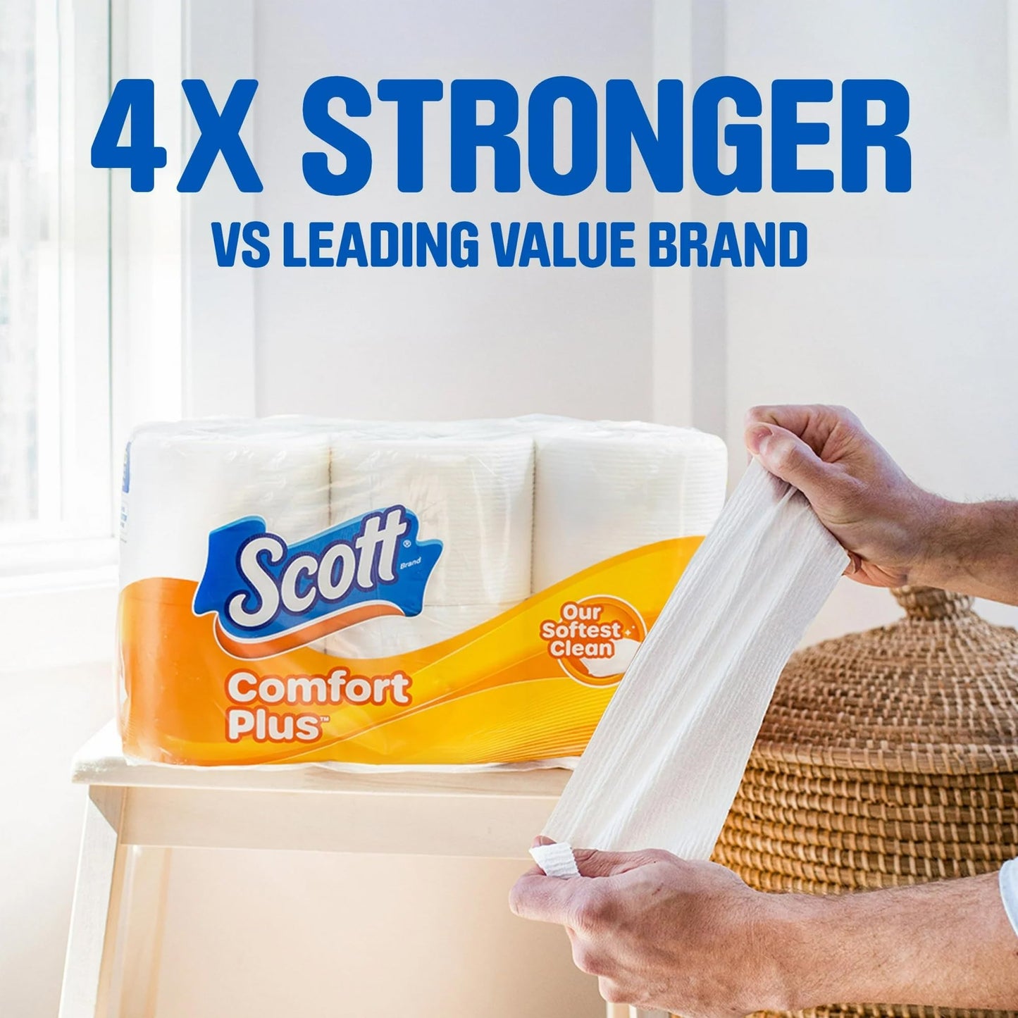Scott ComfortPlus Septic-Safe Toilet Paper, 36 Rolls