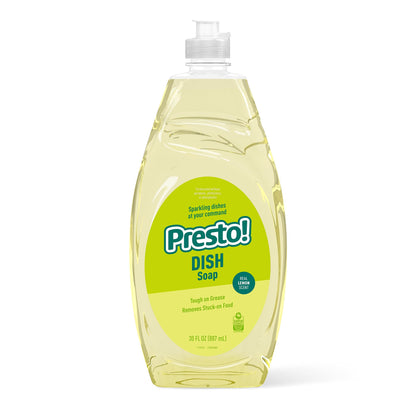 2 Pack Presto! Dish Soap, Lemon Scent