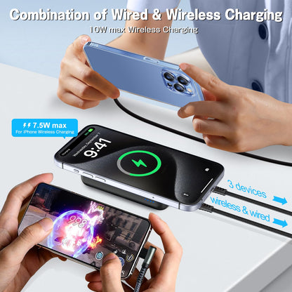 HAIARA 5000mAh MagSafe Wireless Power Bank