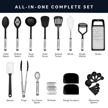 Home Hero Silicone Spatula Set - 35 Pcs