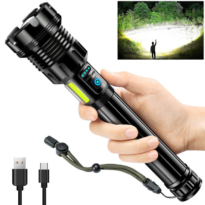 ANKRA 990000 Lumens Rechargeable Tactical Flashlight