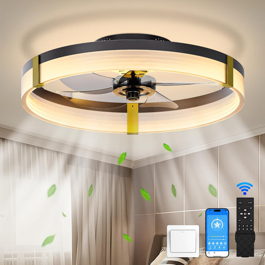 Ceiling Fan with Remote and LED Lights