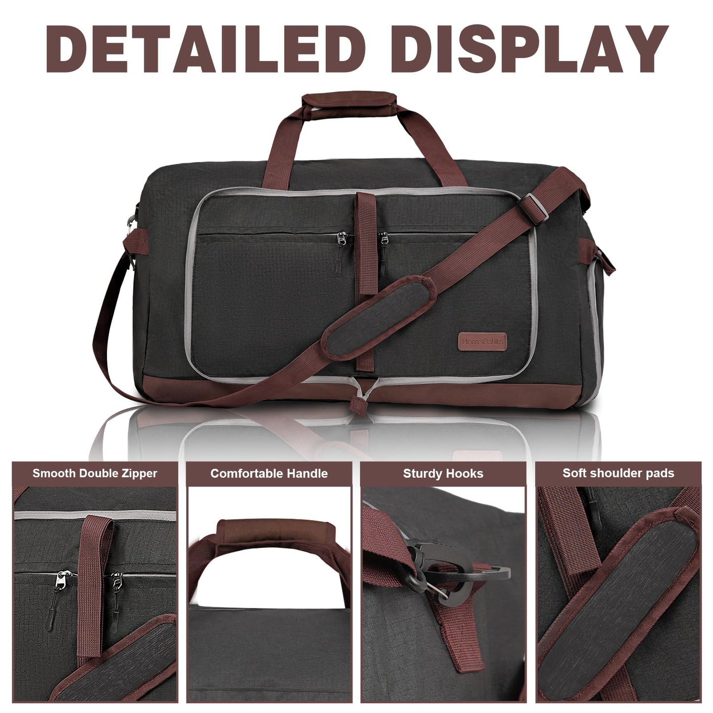 120L Waterproof Foldable Travel Duffle Bag