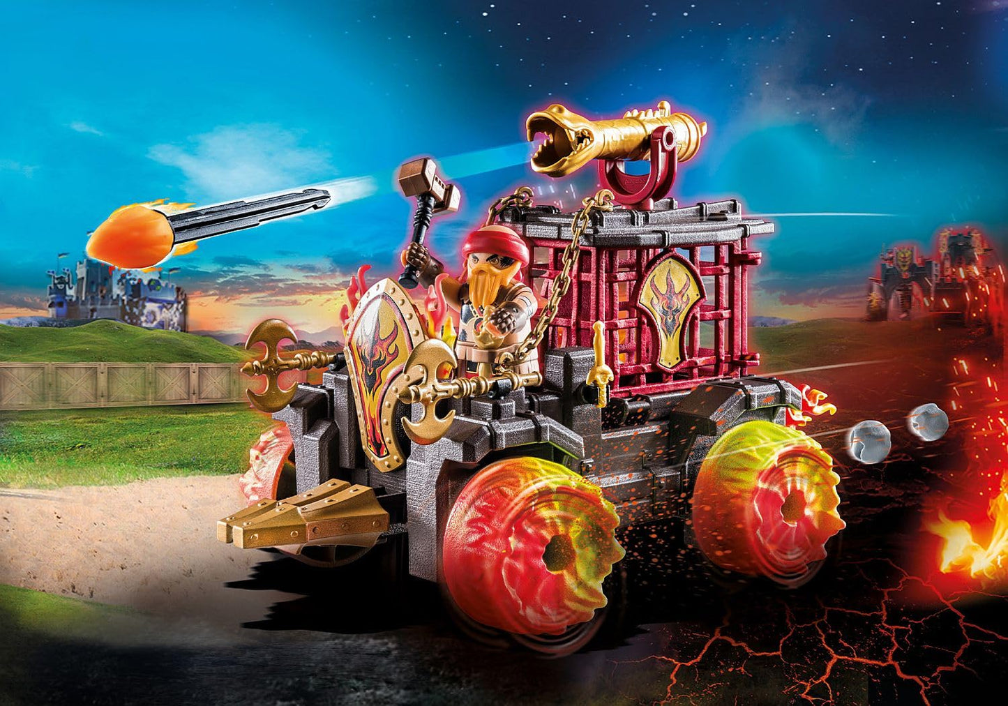 Playmobil Medieval Battering Ram Toy Set