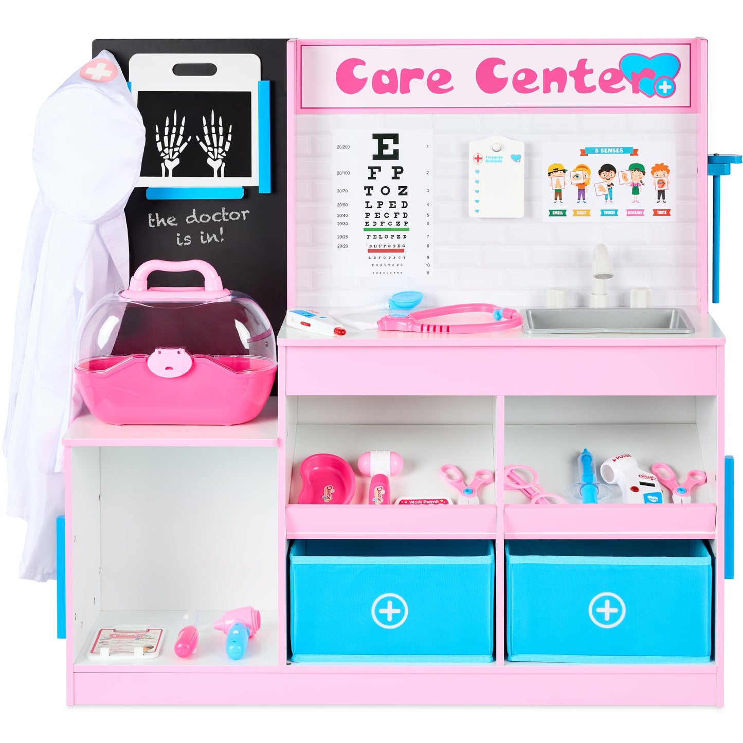Pretend Play Doctor's Office Toy Set for Kids