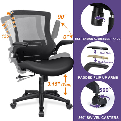Ergonomic Adjustable Office Chair for Heavy Users