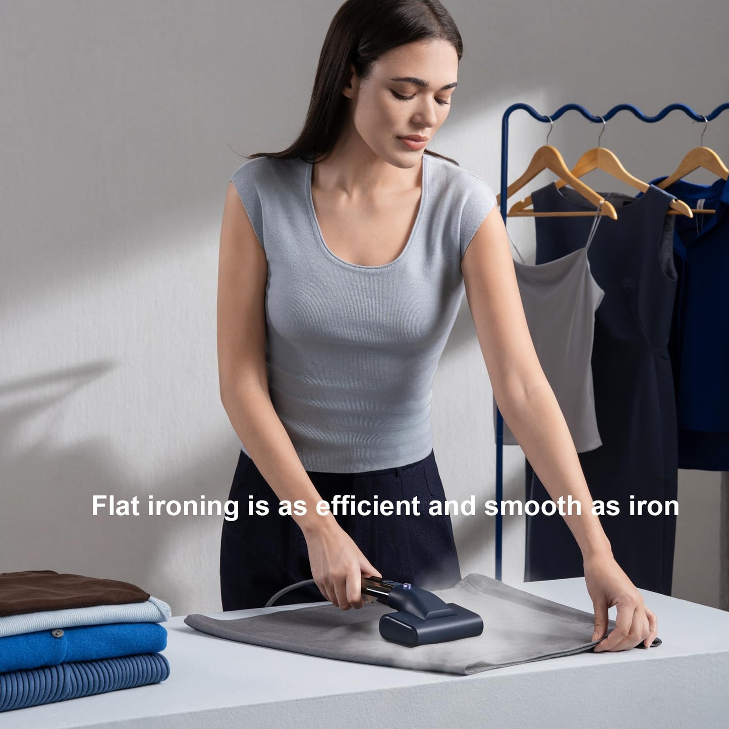 Portable Handheld Clothes Steamer, 1200W Mini Iron