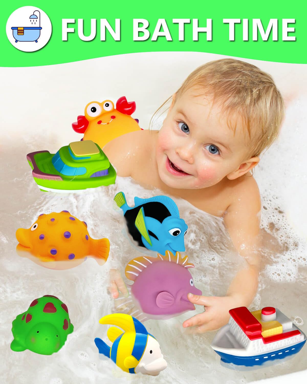 Mold-Free Bath Toys for Toddlers