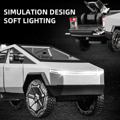 Diecast Cyber Truck Toy with Lights and Sounds