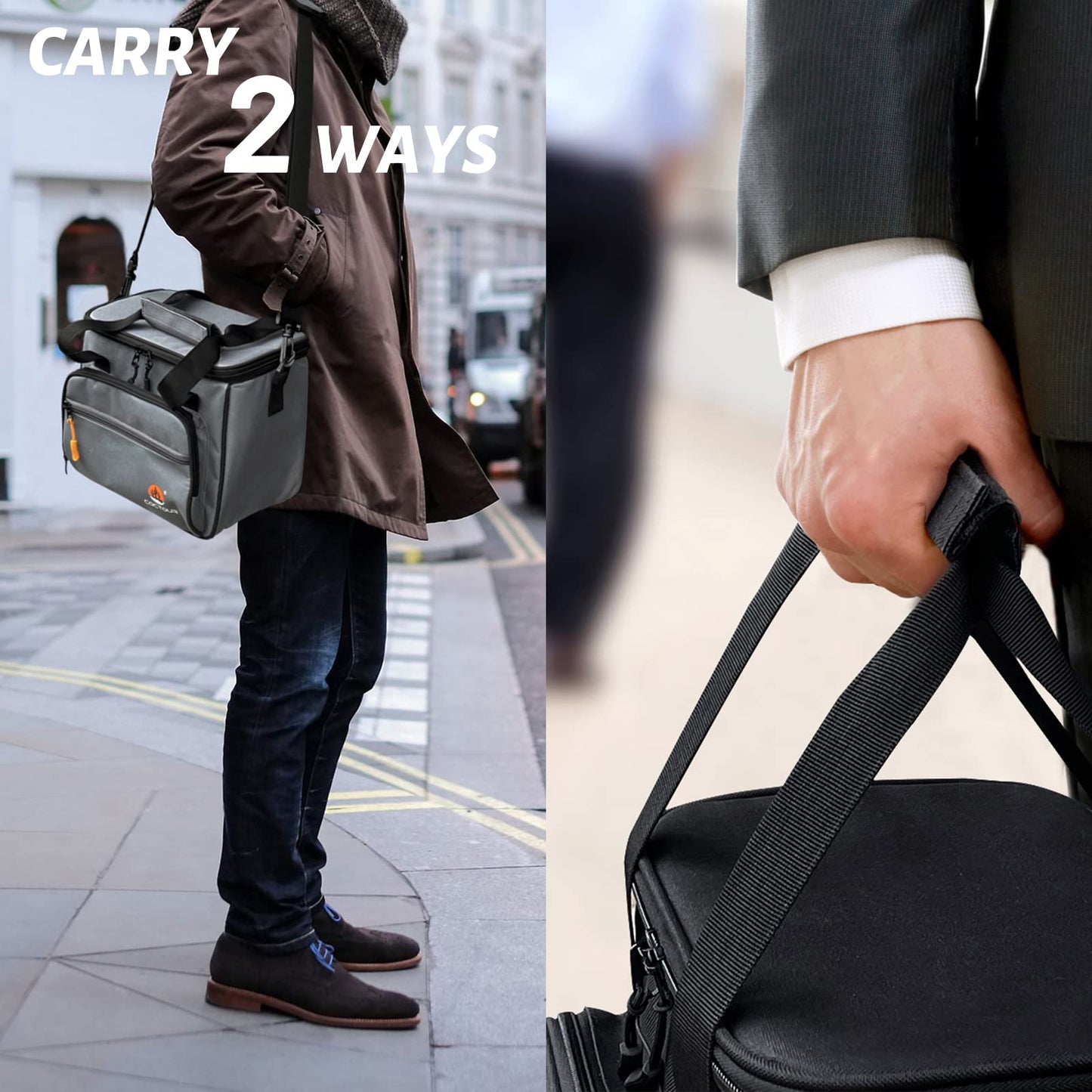 12 Can Insulated Lunch Bag for Work & Picnic