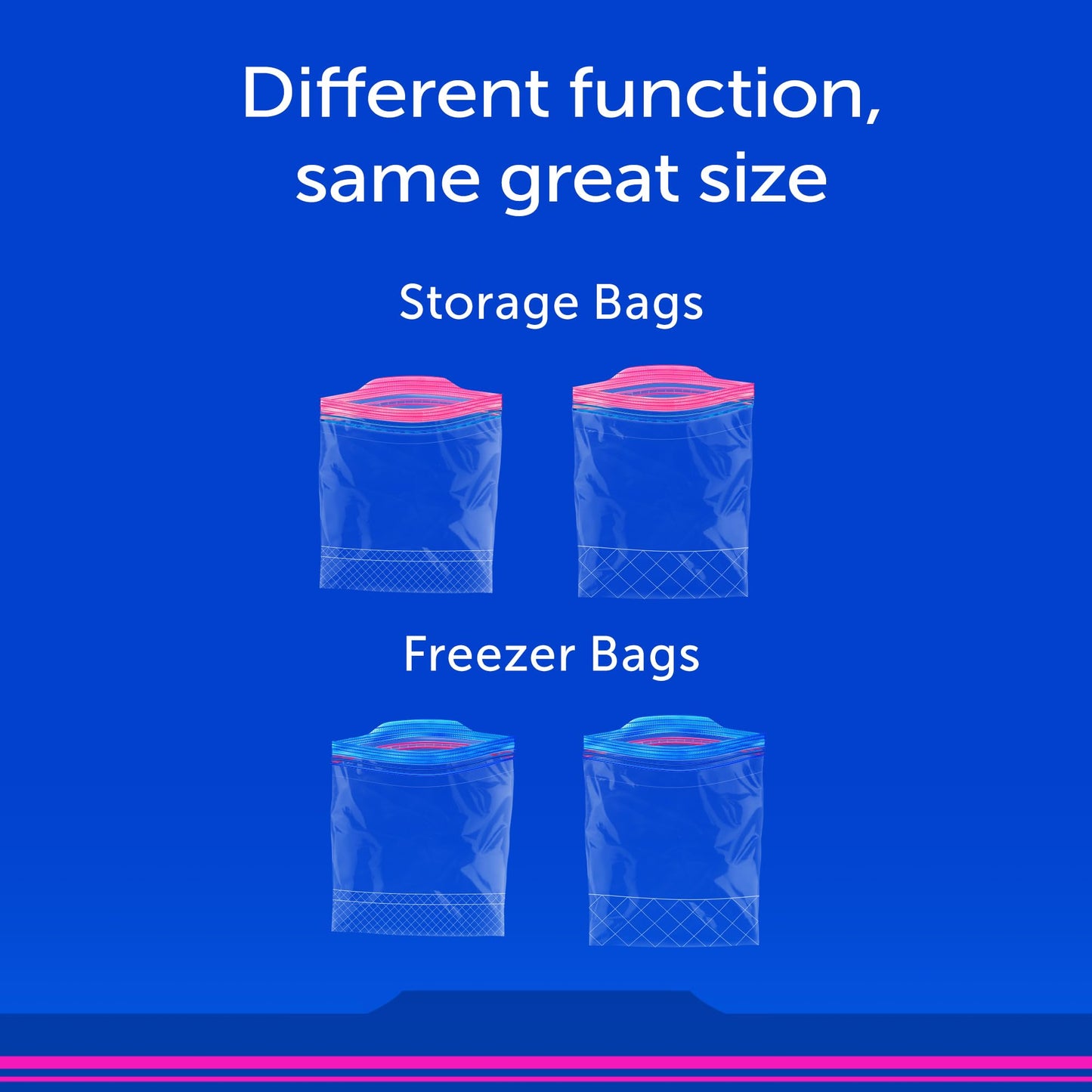 Ziploc Gallon Food Storage Freezer Bags, Stay Open Design with Stand-Up Bottom, Easy to Fill, 120 Bags Total