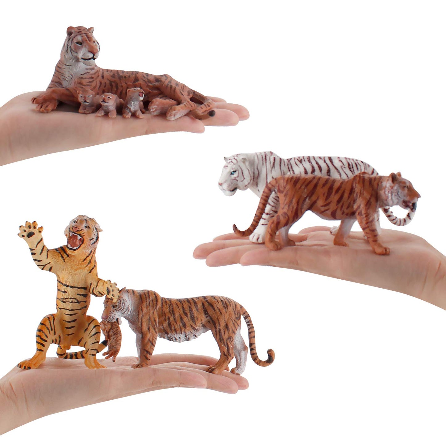 Wildlife Animal Figurines Set for Kids 6 PCS
