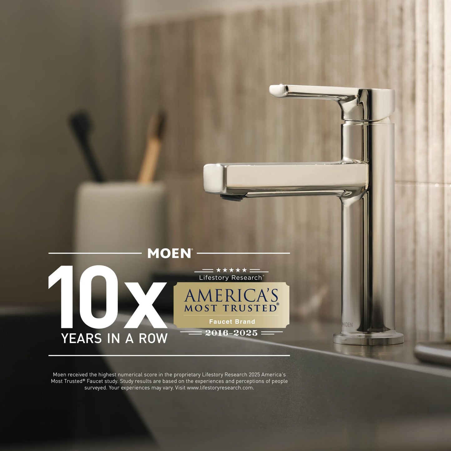 Moen High Arc Kitchen Faucet with Sprayer & Soap