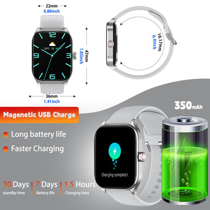 Smart Watch with Heart Rate Monitor and Tracker