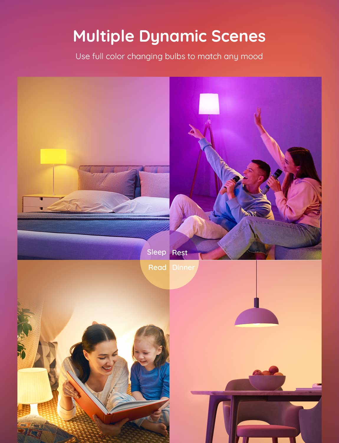 Govee Smart Color Changing LED Light Bulbs