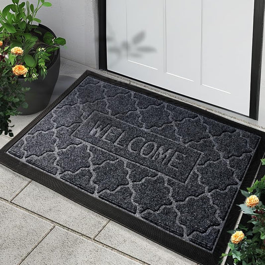 Heavy Duty Non-Slip Outdoor Welcome Mat 30"x17"
