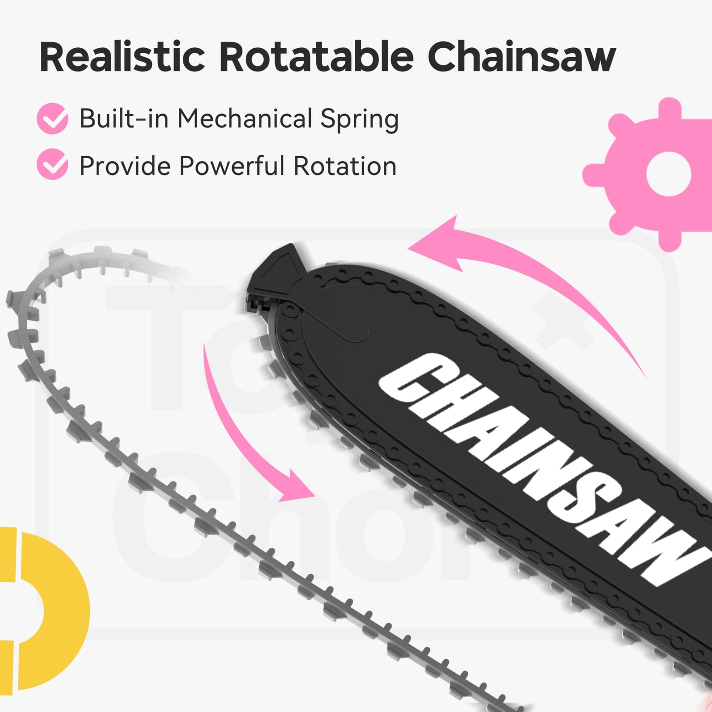 Kids Electric Chainsaw Toy for Pretend Play