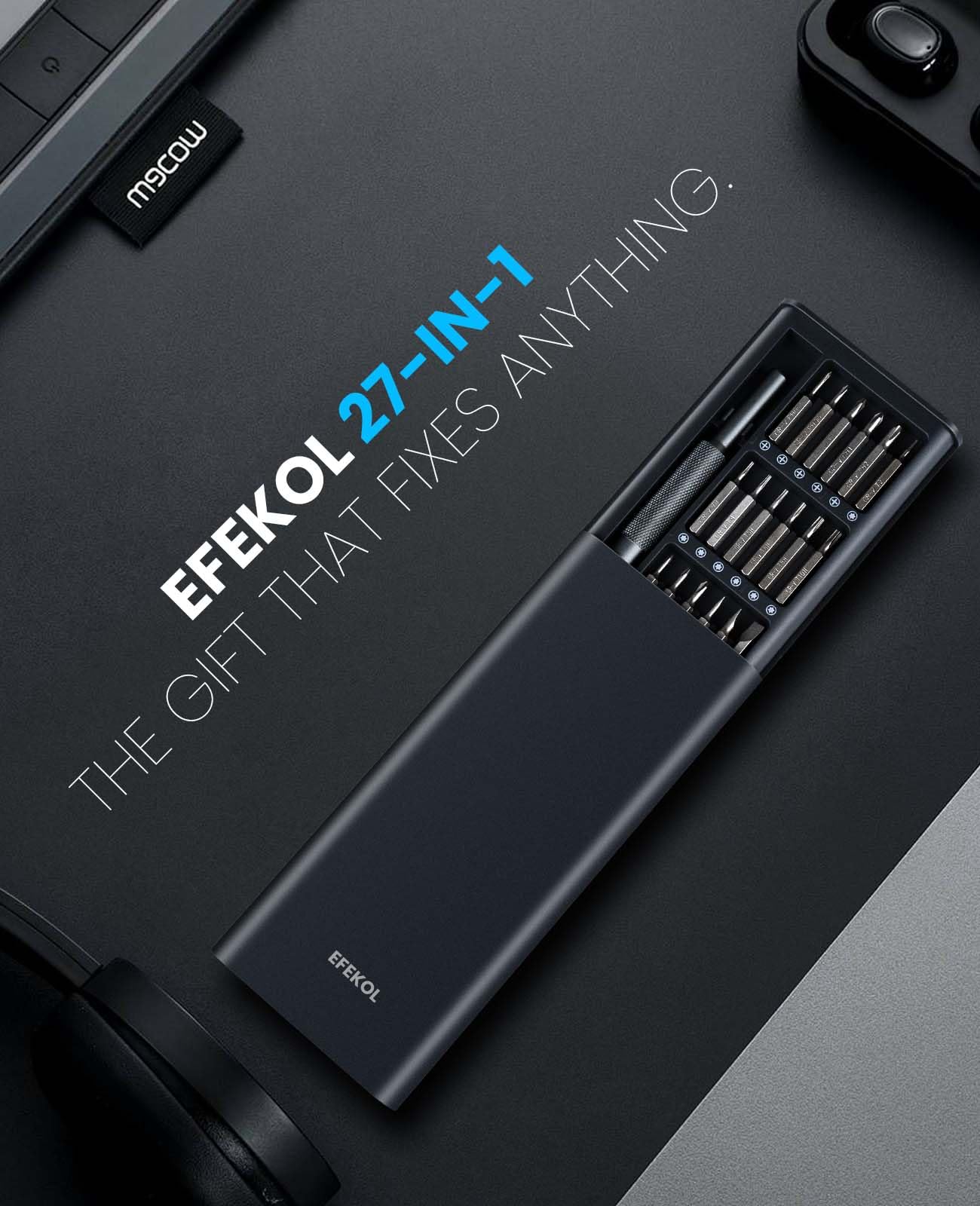 27-in-1 Precision Screwdriver Set for Electronics