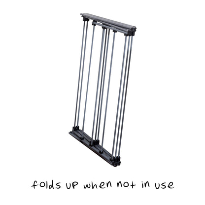 Honey-Can-Do Oversize Collapsible Clothes Drying Rack DRY-09066 Silver, 50 lbs
