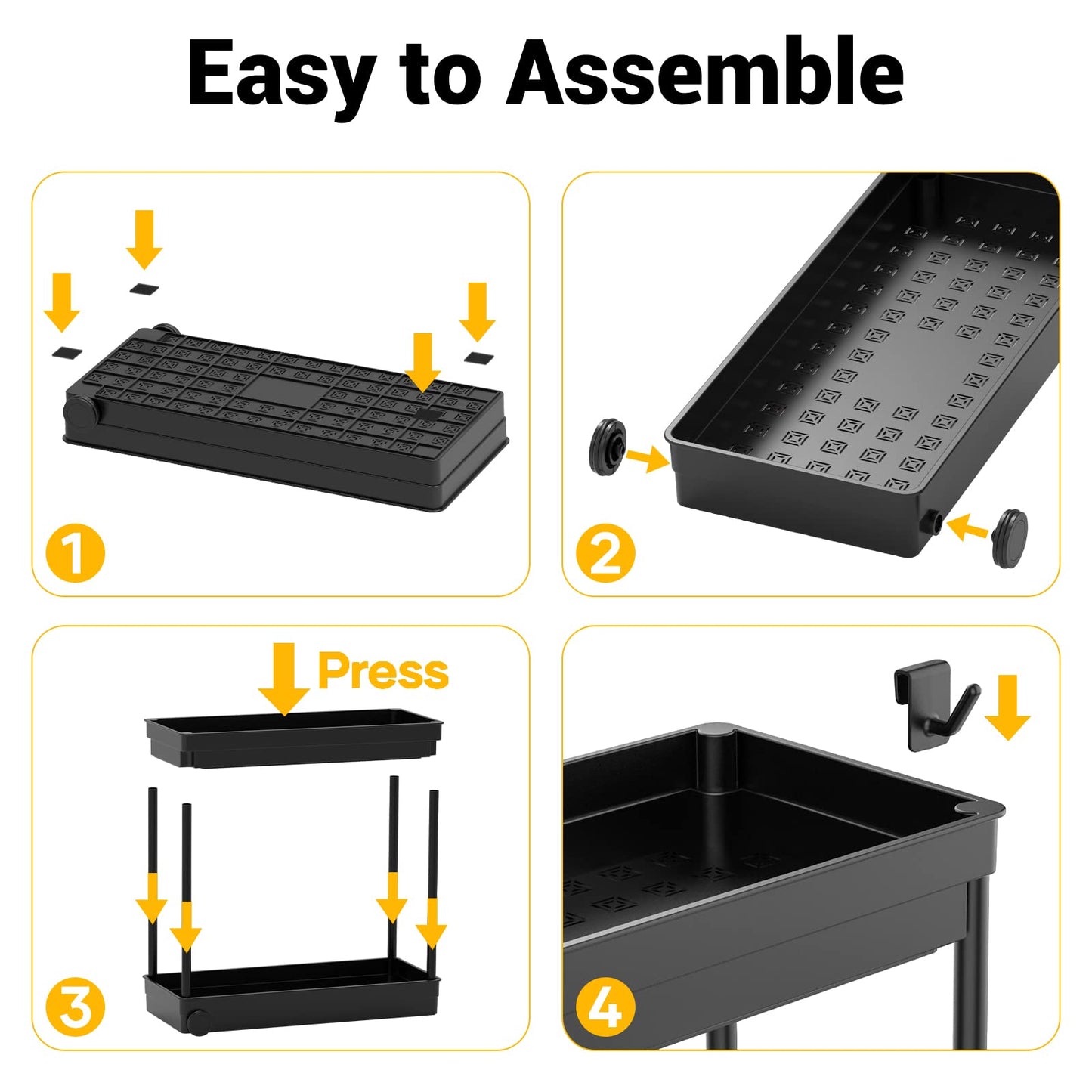 Under Sink Organizer 2-Tier Storage Shelf