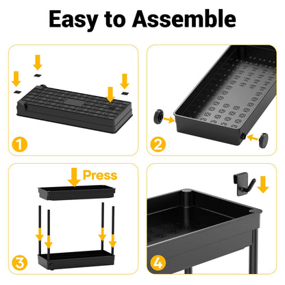 Under Sink Organizer 2-Tier Storage Shelf