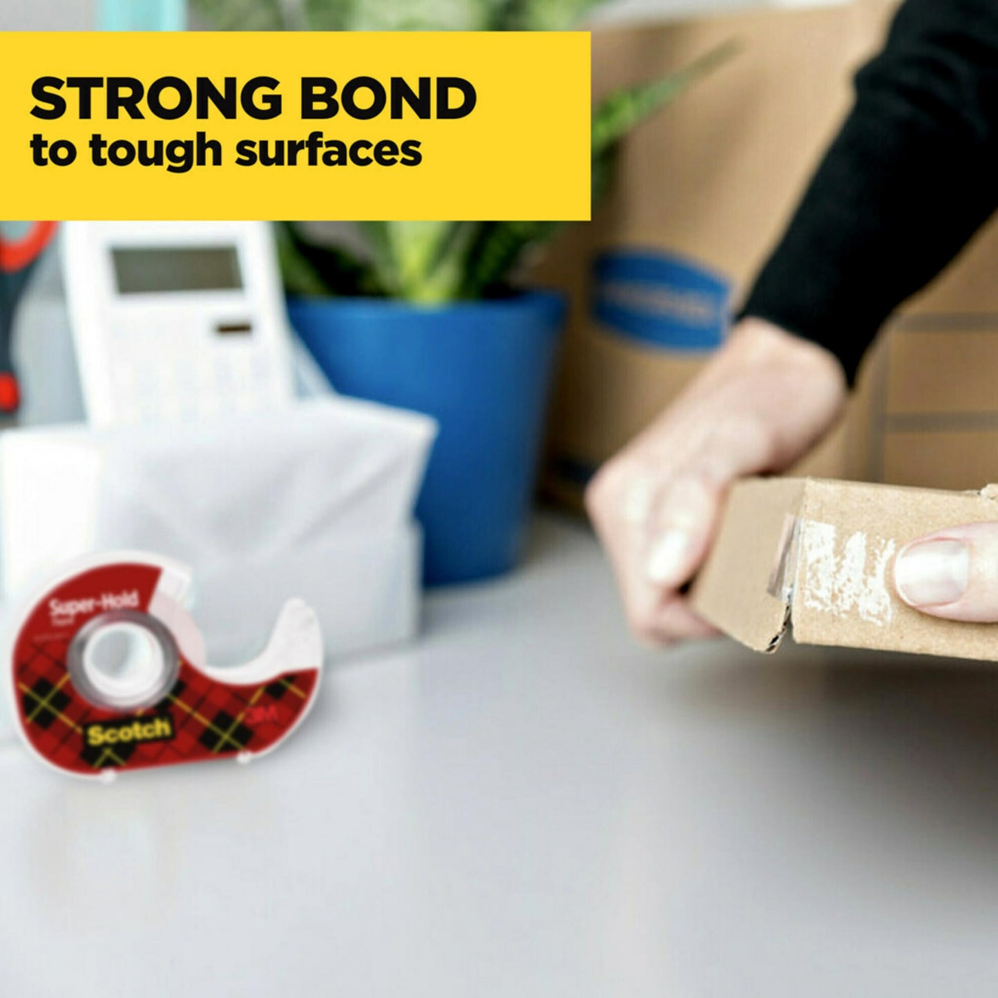 Scotch Super-Hold Tape 1.5" x 650" Roll