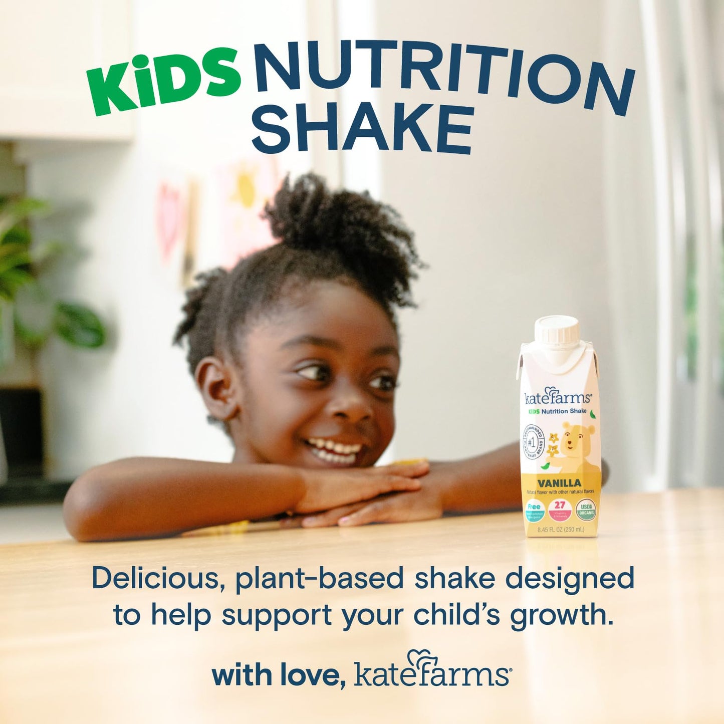 12 Pack Kate Farms Organic Kids Nutrition Shake