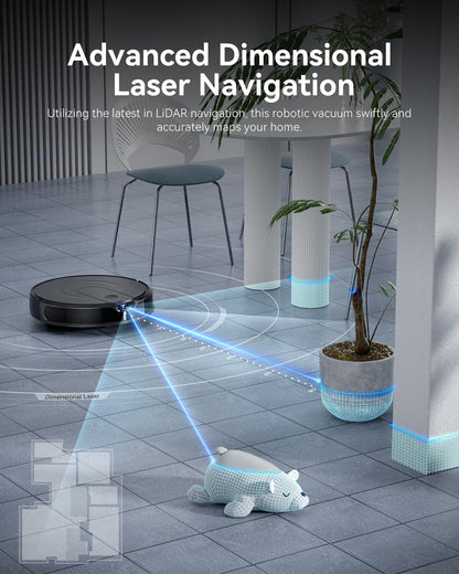 Kokaidia Robot Vacuum and Mop Combo, 9000Pa