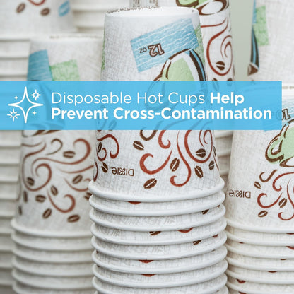500 Count Dixie 12 Oz Insulated Coffee Cups.