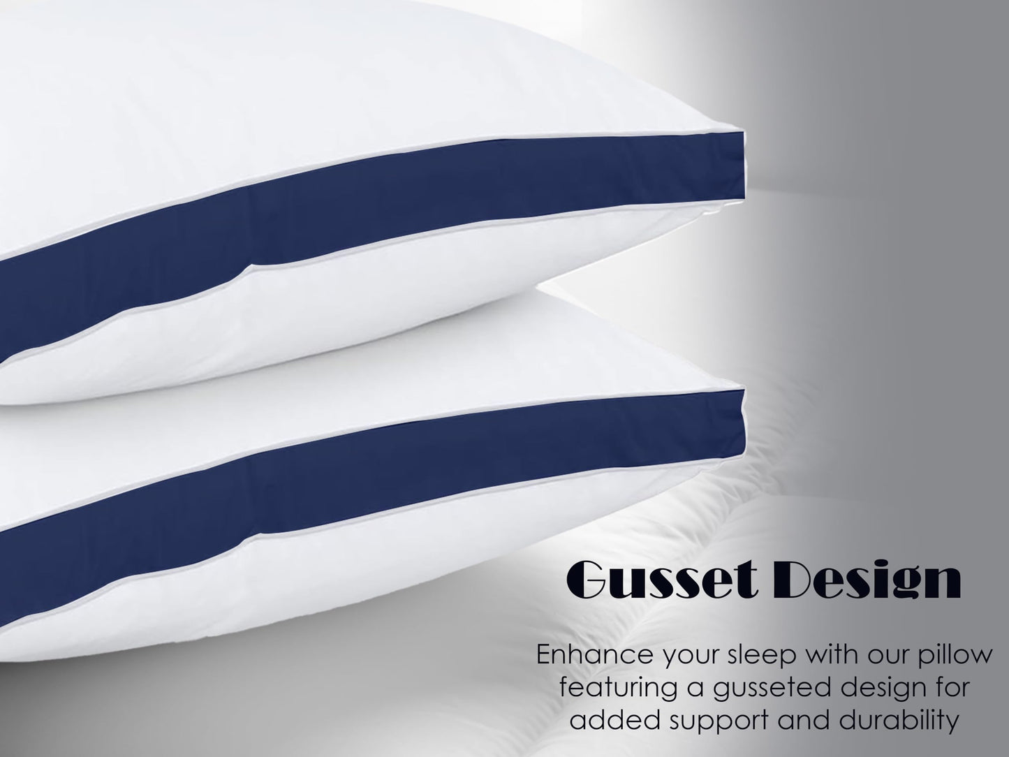 ZUPERIA Queen Size Down Alternative Bed Pillows
