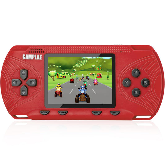 GAMPLAE Retro Handheld Games for Kids, Handheld Game Console Support TV Output, 3.0'' Large Screen Built-in 258 HD Classic Educational Games Retro Video Game Console Birthday for Boys Girls