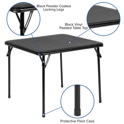 Flash Furniture Kids Folding Table and Chairs Set