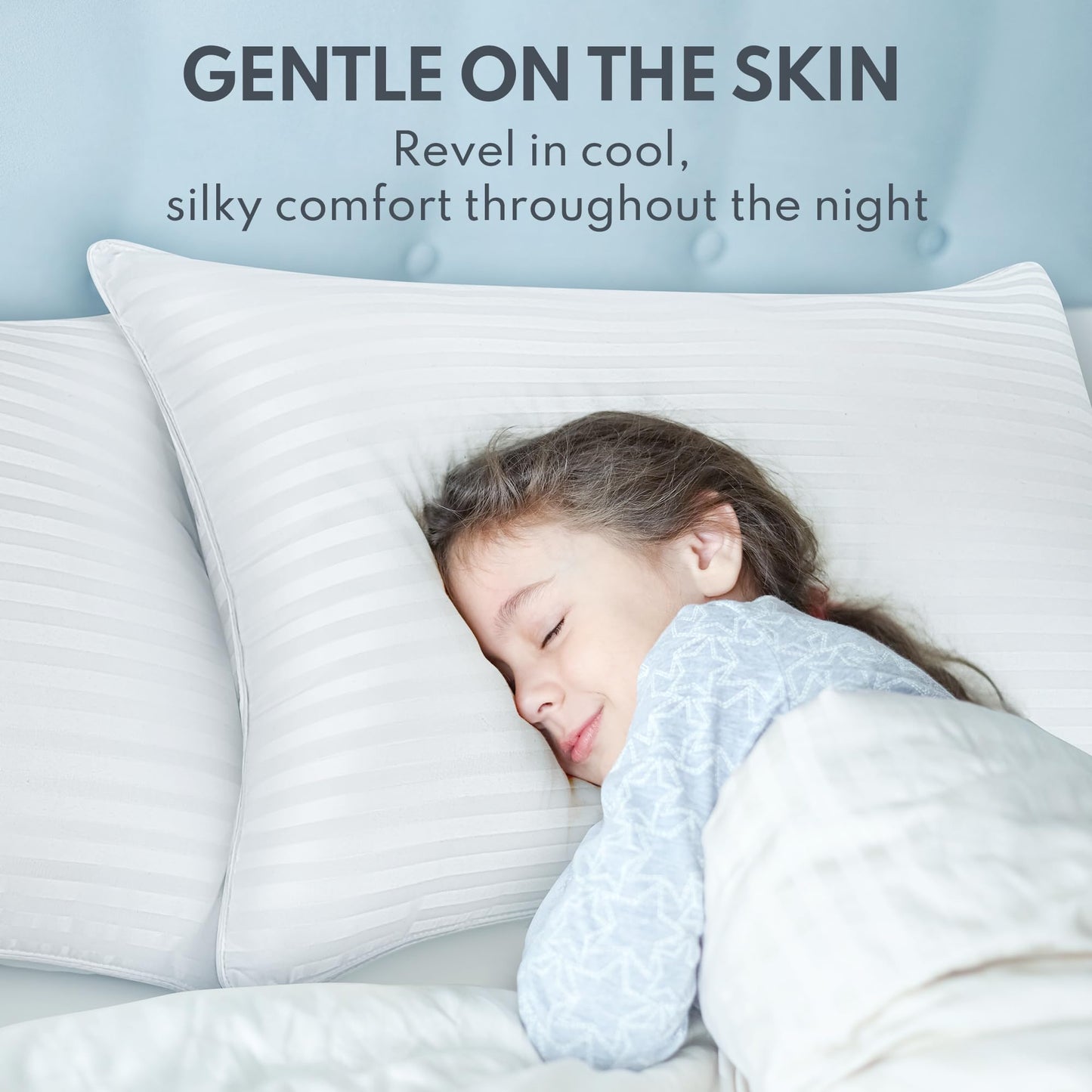 Cooling King Size Bed Pillows Set of 2