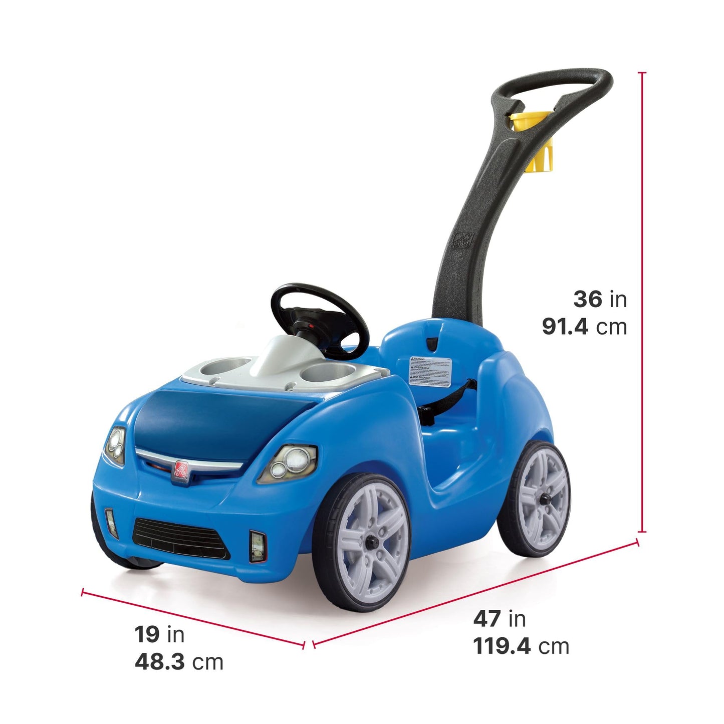 Step2 Kids Push Car with Seat Belt & Horn