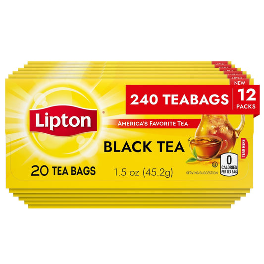 Lipton Black Tea Bags for Healthy Heart Support