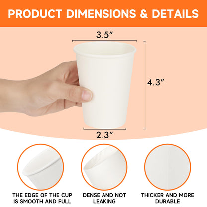 500 Count Disposable Paper Coffee Cups