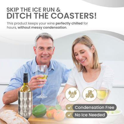 Portable Insulated Wine Chiller for 750ml Bottles