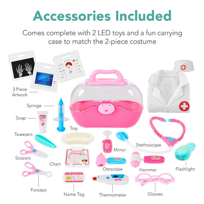 Pretend Play Doctor's Office Toy Set for Kids