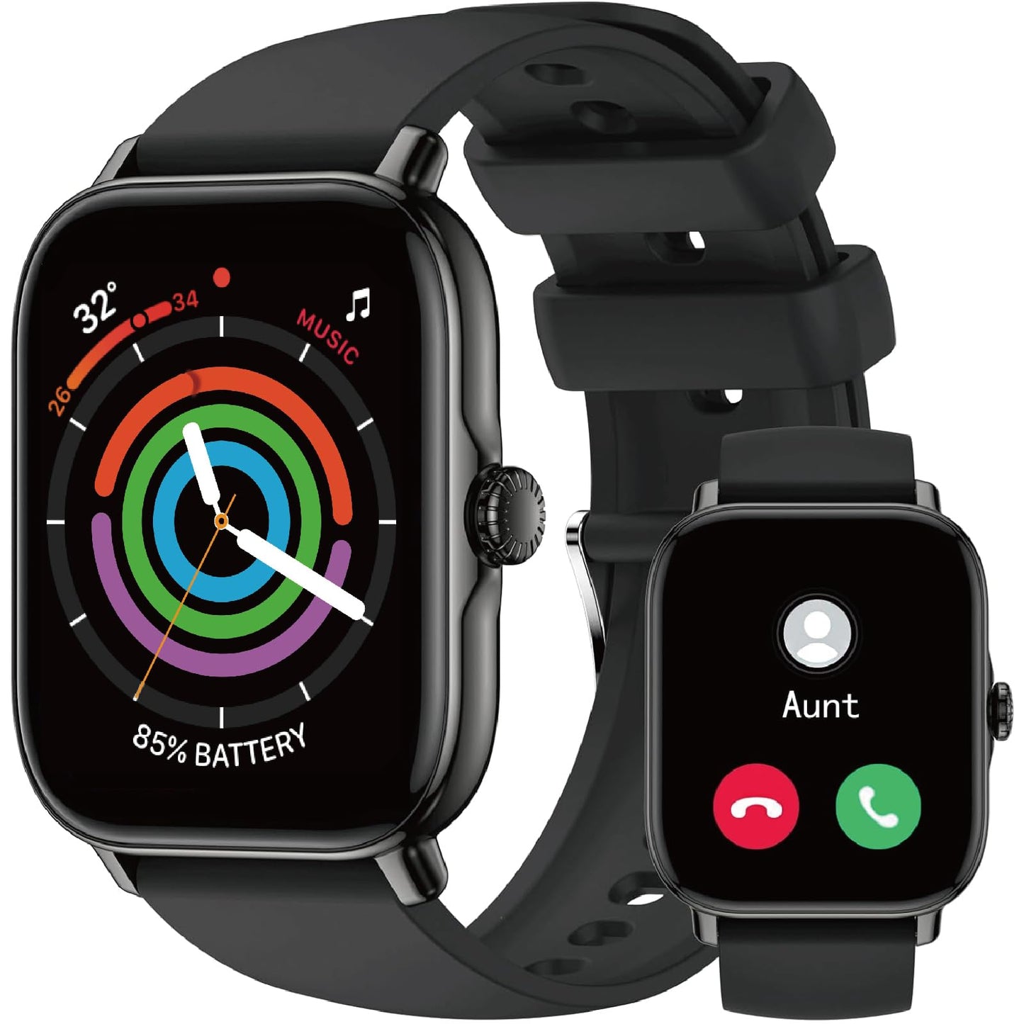 Smart Watch Fitness Tracker with Call Function