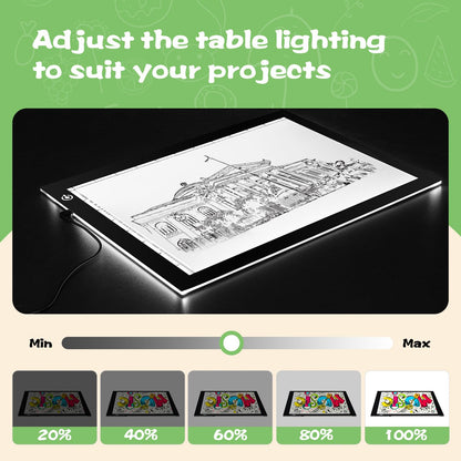 LED Light Tracing Pad for Artists and Crafters