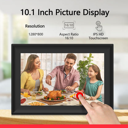 10.1" WiFi Digital Photo Frame with 32GB Storage