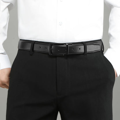 MILORDE Men’s Reversible Leather Golf Belt