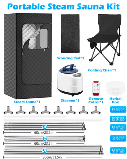 Portable Steam Sauna for Home Spa